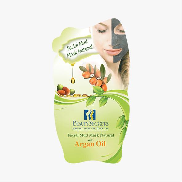 Beauty Secrets Authentic Pure Dead Sea Facial Mud Mask with Argan Oil
