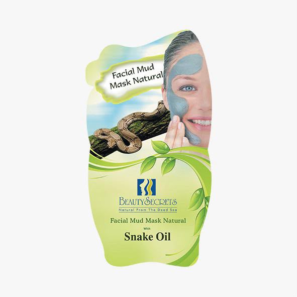 Beauty Secrets Authentic Pure Dead Sea Facial Mud Mask with Snake Oil