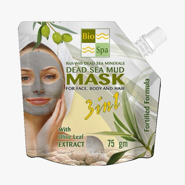 Bio Spa Authentic 3-in-1 Dead Sea Mud Mask with Olive Leaf Extract