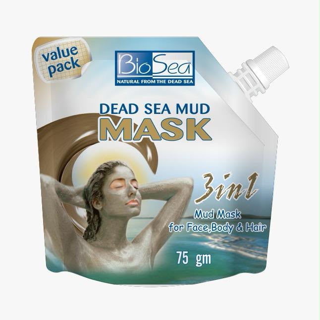 Bio Sea Authentic 3-in-1 Dead Sea Mud Mask Value Pack for Face, Body & Hair