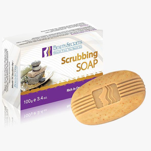 Beauty Secrets Authentic Scrubbing Soap Rich in Dead Sea Minerals