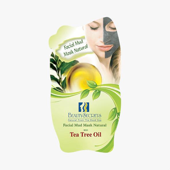 Beauty Secrets Authentic Pure Dead Sea Facial Mud Mask with Tea Tree Oil