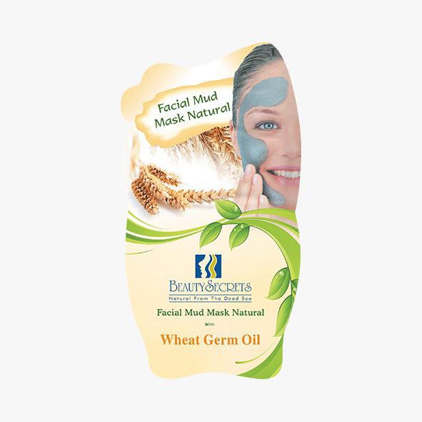 Beauty Secrets Authentic Pure Dead Sea Facial Mud Mask with Wheat Germ Oil