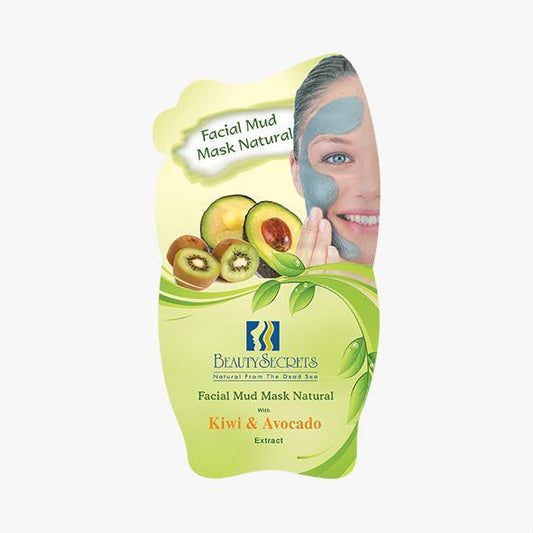 Beauty Secrets Authentic Pure Dead Sea Facial Mud Mask with Kiwi & Avocado Extract