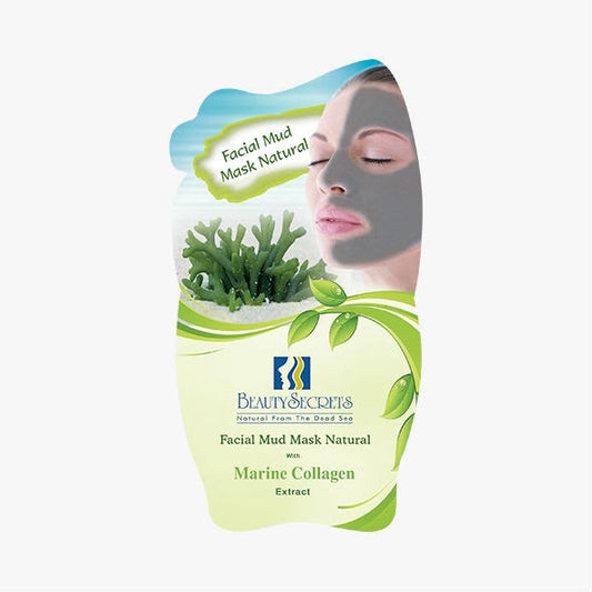 Beauty Secrets Authentic Pure Dead Sea Facial Mud Mask with Marine Collagen Extract