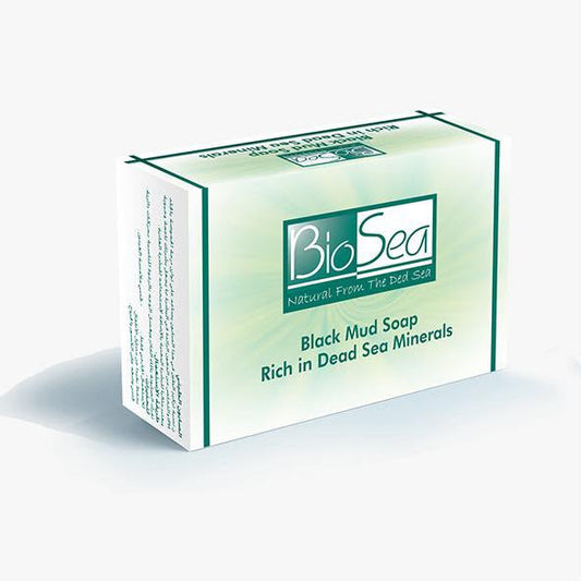 Bio Sea Authentic Black Mud Soap Rich in Dead Sea Minerals