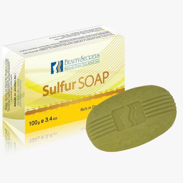 Beauty Secrets Authentic Sulfur Soap Rich in Dead Sea Minerals