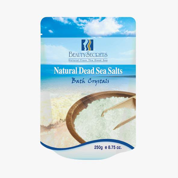 Beauty Secrets Natural Dead Sea Salts Bath Crystals (250g / 8.75 oz.)