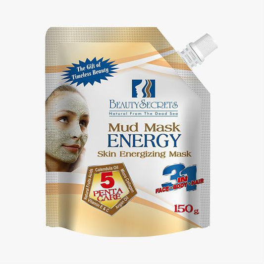 Beauty Secrets Mud Mask ENERGY Skin Energizing Mask 3 in 1 (150 g)