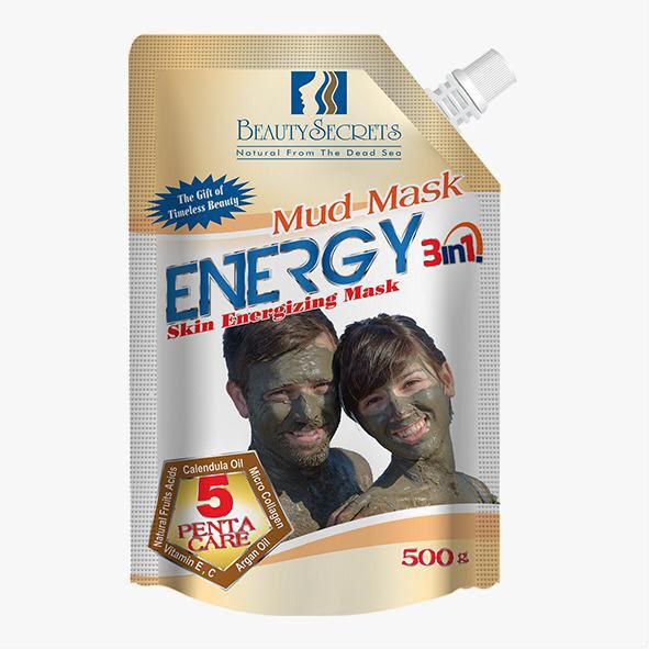 Beauty Secrets Mud-Mask Energy 3-in-1 Skin Energizing Mask (500 g)