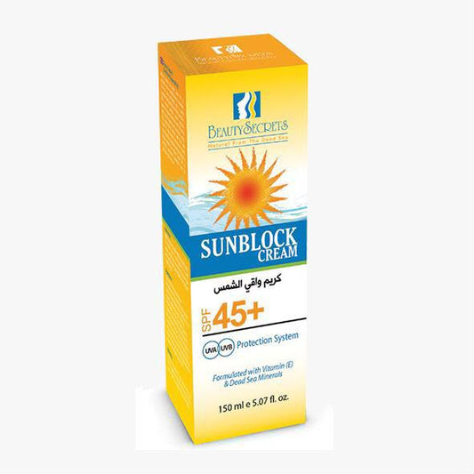 Beauty Secrets Sunblock Cream SPF 45+ (150 ml e 5.07 fl. oz.)